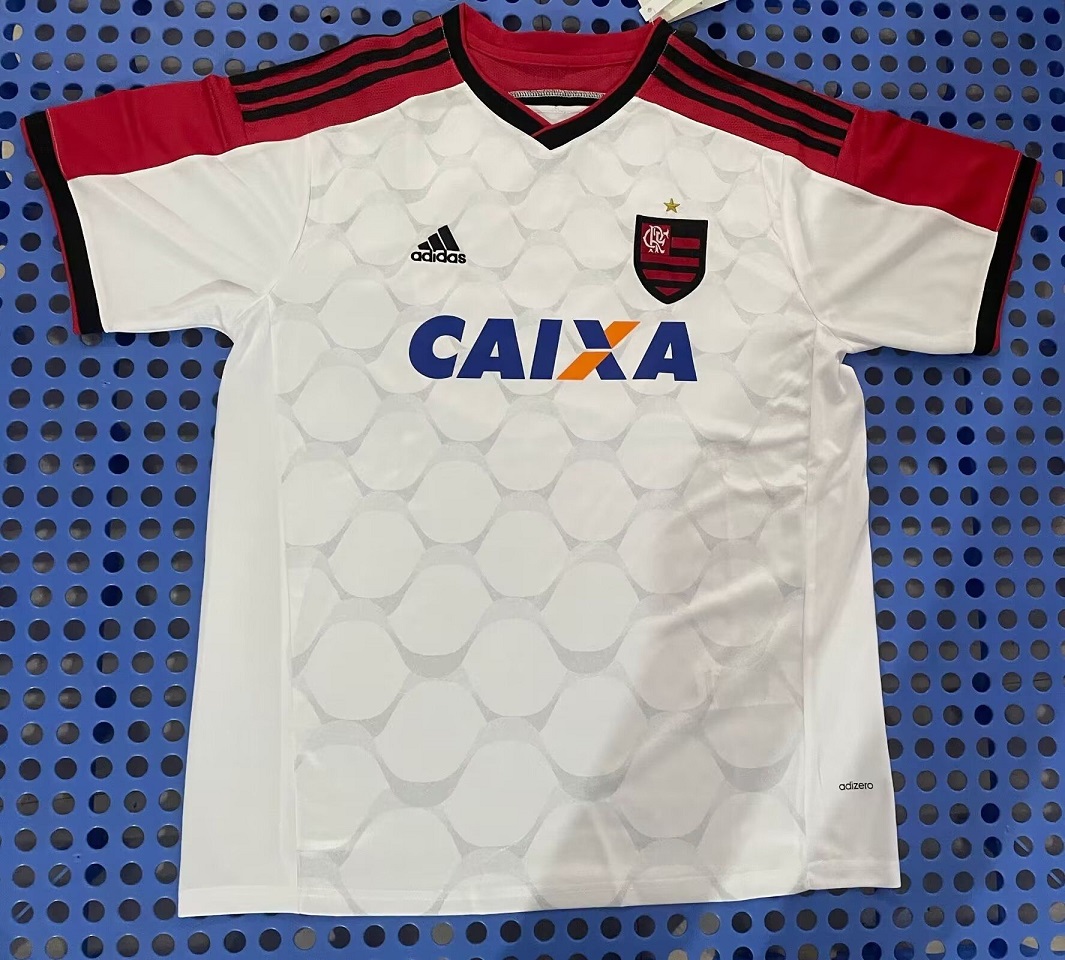 AAA Quality Flamengo 2014 Away White Soccer Jersey